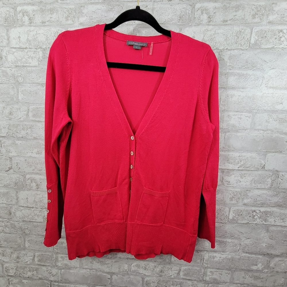 Metric cardigan women's large